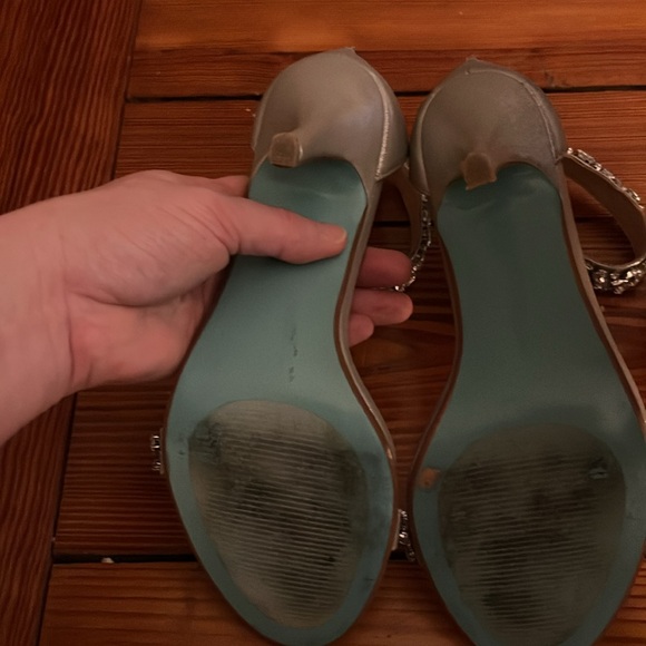 Blue By Betsey Johnson Angie Rhinestone Embellished Dress Sandals - Picture 8 of 15